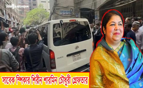 হত্যাচেষ্টা মামলায় সাবেক স্পিকার শিরীন শারমিন গ্রেপ্তার: জনমনে নানা প্রশ্ন?