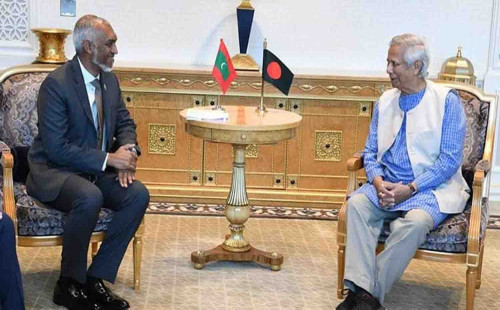 মালদ্বীপের সঙ্গে ঘনিষ্ঠ সম্পর্ক চায় বাংলাদেশ : প্রধান উপদেষ্টা 