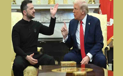 হোয়াইট হাউস থেকে জেলেনস্কিকে বের করে দিলেন ট্রাম্প