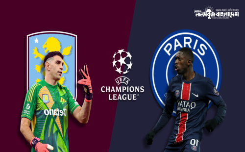 চ্যাম্পিয়ন্স লীগের কোয়ার্টার ফাইনালে আজ মুখোমুখি পিএসজি ও অ্যাস্টন ভিলা