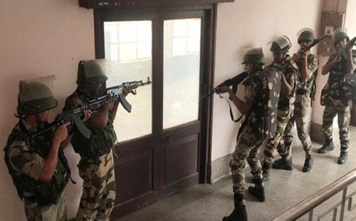 ফারাক্কা ব্যারাজে নিরাপত্তা মহড়া দিল ভারত