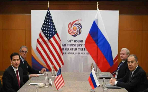 কুয়ালালামপুরে রাশিয়া-যুক্তরাষ্ট্রের পররাষ্ট্রমন্ত্রীদের বৈঠক অনুষ্ঠিত