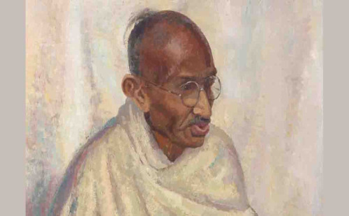আড়াই কোটি টাকায় মহাত্মা গান্ধীর তৈলচিত্র নিলামে বিক্রি