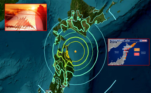 জাপানে ভয়াবহ ৭.৬ মাত্রার ভূমিকম্প, ২২২ মৃত্যু