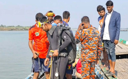 টাঙ্গাইলের যমুনা নদীতে নৌকা থেকে পড়ে যুবক নিখোঁজ