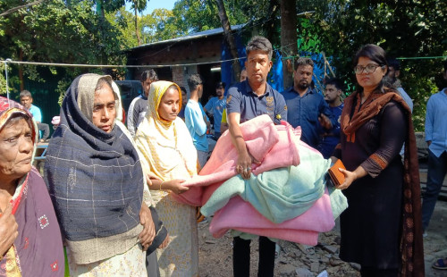 বোয়ালখালীতে বৈদ্যুতিক শট সার্কিটের আগুনে পুড়ে ছাই গেছে ৬ বসতঘর