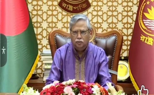 ঐক্যবদ্ধ হয়ে সমৃদ্ধ বাংলাদেশ গড়ার আহ্বান রাষ্ট্রপতি সাহাবুদ্দিনের 